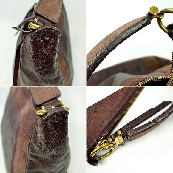 Louis Vuitton Audacious PM Monogram Empreinte Suede Shoulder Bag Purple - Picture 8 of 11